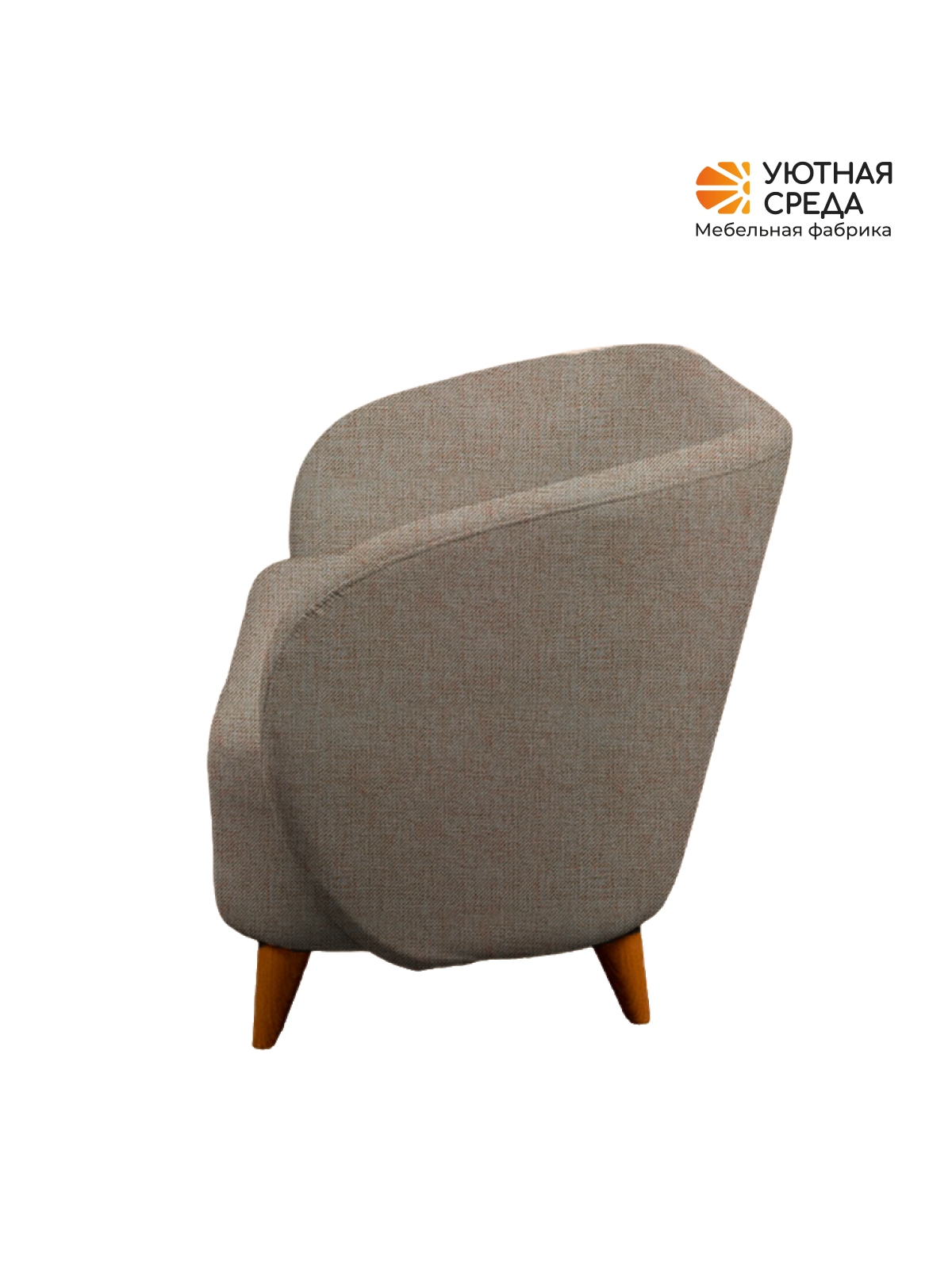 Диван Уютная среда темно-серая рогожка серый - фото 15