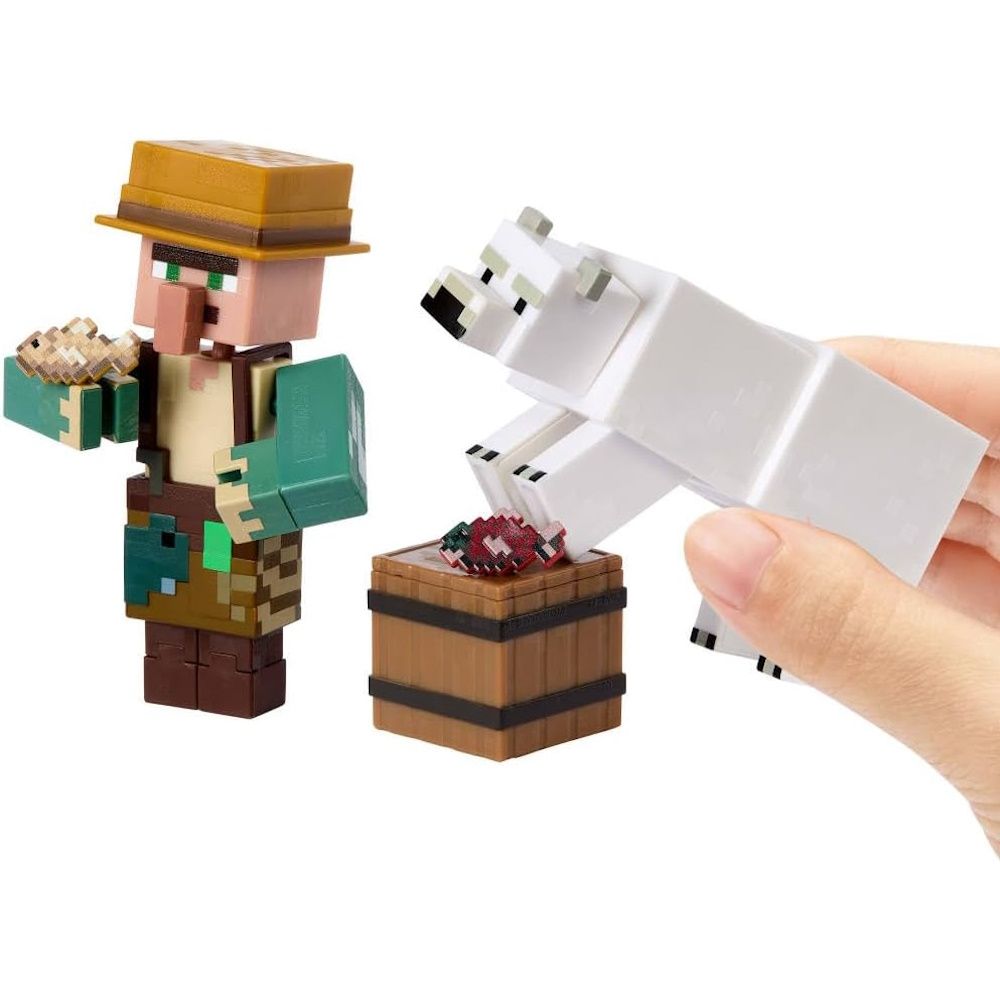 Игровой набор Minecraft Рыбак и Белый медведь - фото 2