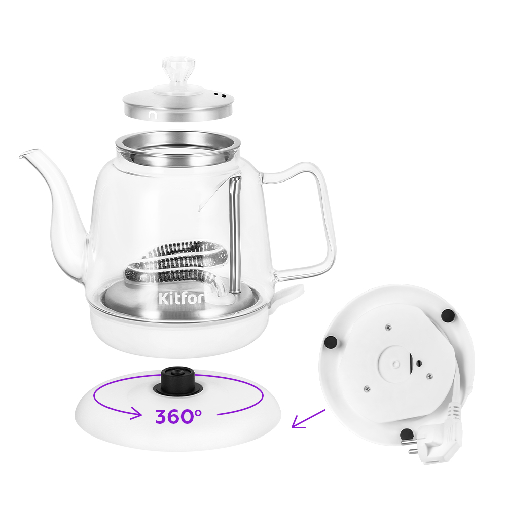 Чайник KITFORT КТ-6722 - фото 3