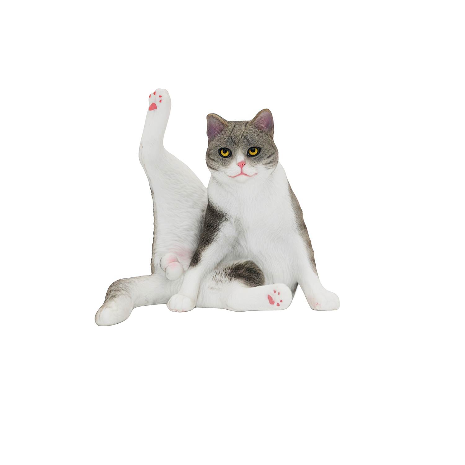 Фигурка Детское Время Кот (сидит с лапой вверх) - фото 2