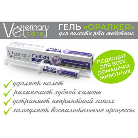 Гель для полости рта Veterinary Care ОРАЛКЕЯ 20 мл
