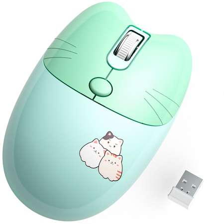 Беспроводная мышь MOFii MOFii M3AG Green