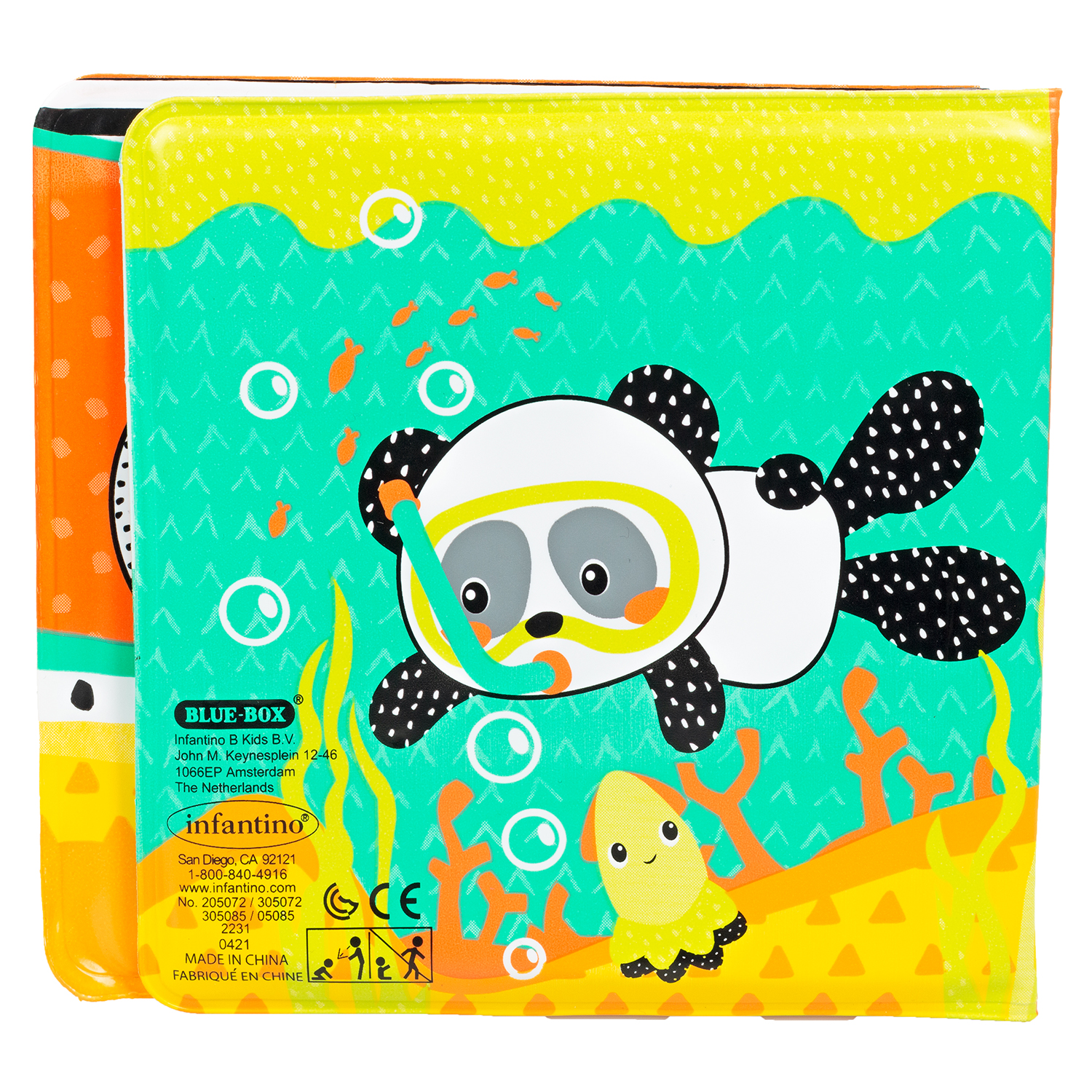 Игрушка INFANTINO книжка Мягкая для купания - фото 3