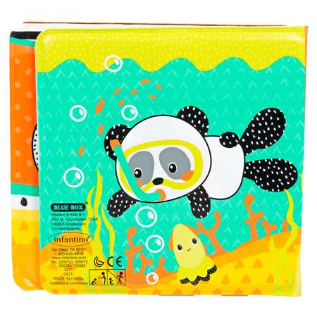 Игрушка INFANTINO книжка Мягкая для купания