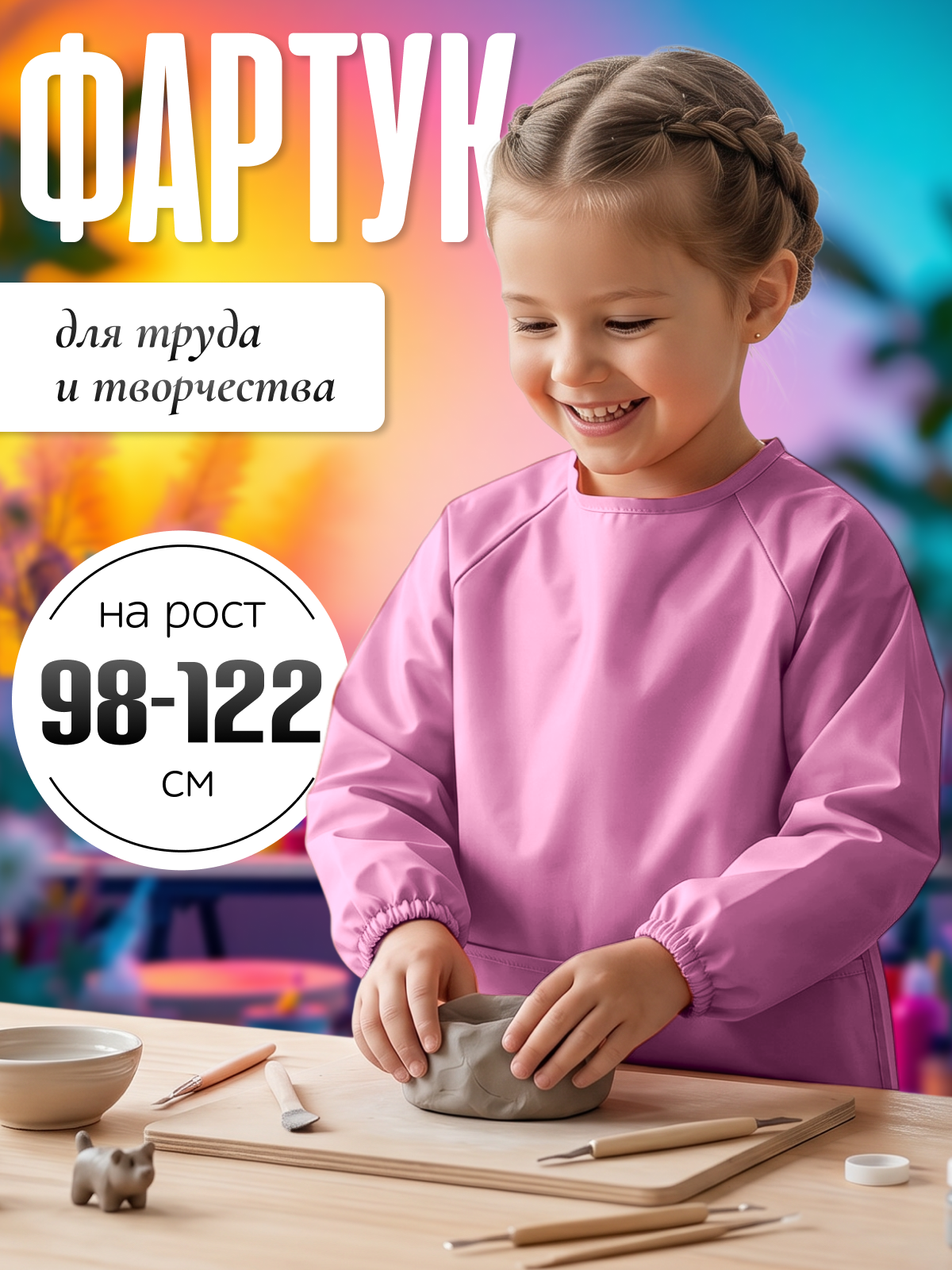 Фартук AXLER с рукавами - фото 1