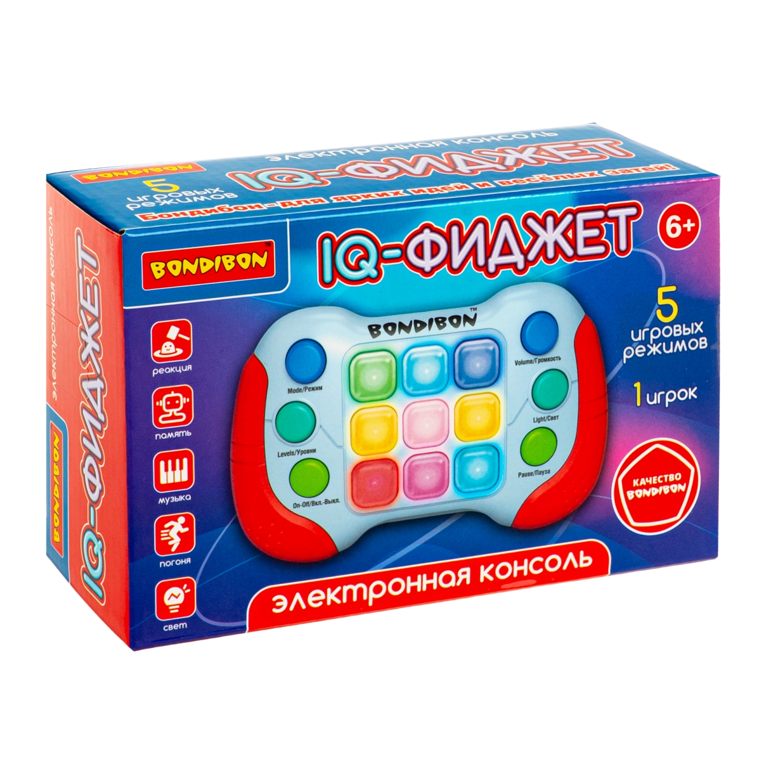 Настольная игра Bondibon Игра электронная IQ-ФИДЖЕТ - фото 6