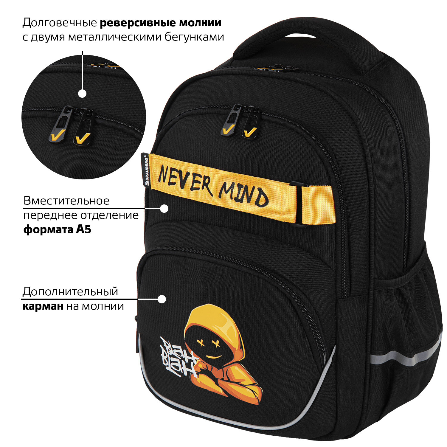 Рюкзак Brauberg - фото 6