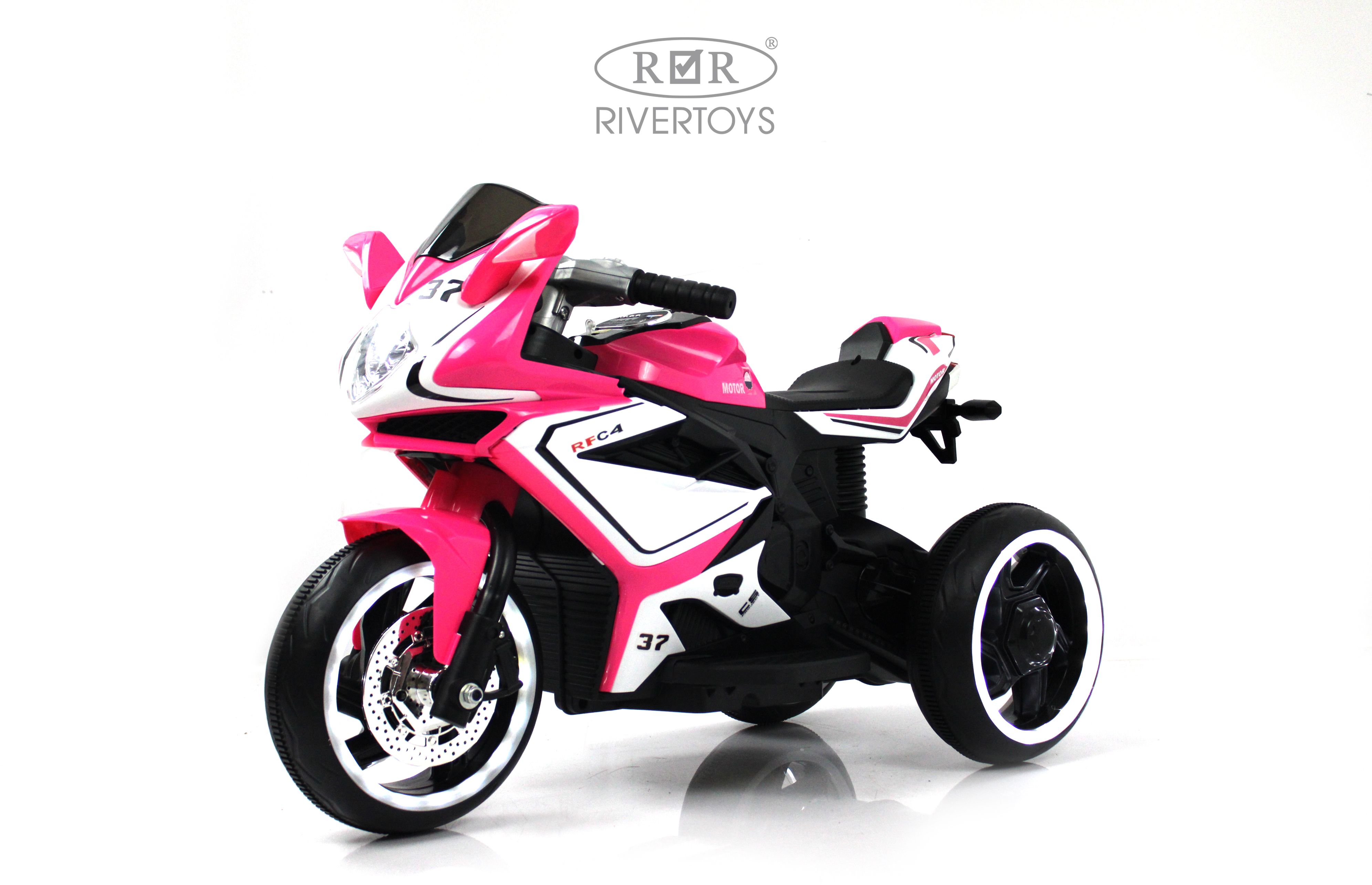 Электромобиль RIVERTOYS K222AM-PINK - фото 9