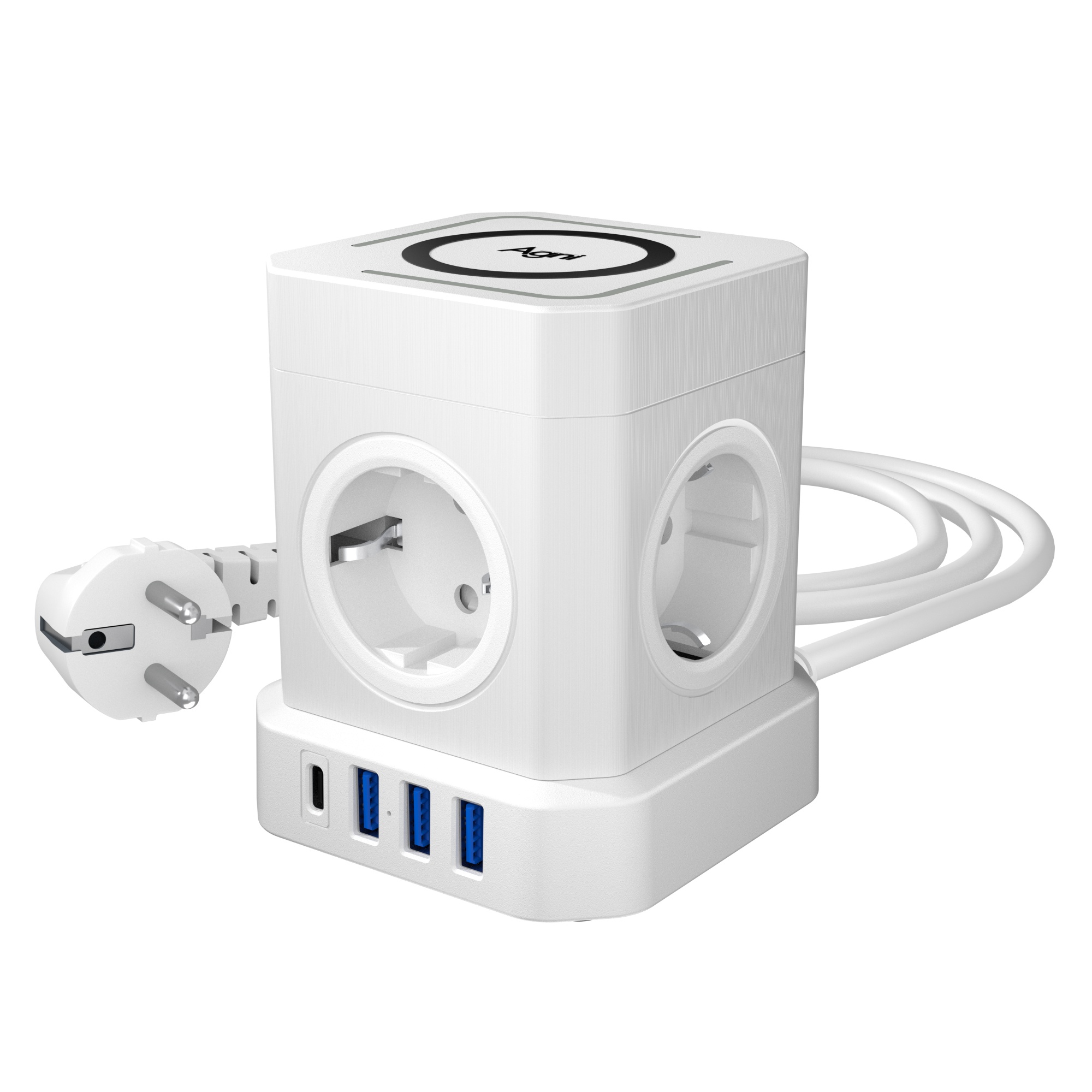 Сетевой фильтр AGNI TP-VE4U5E-C-W - фото 2