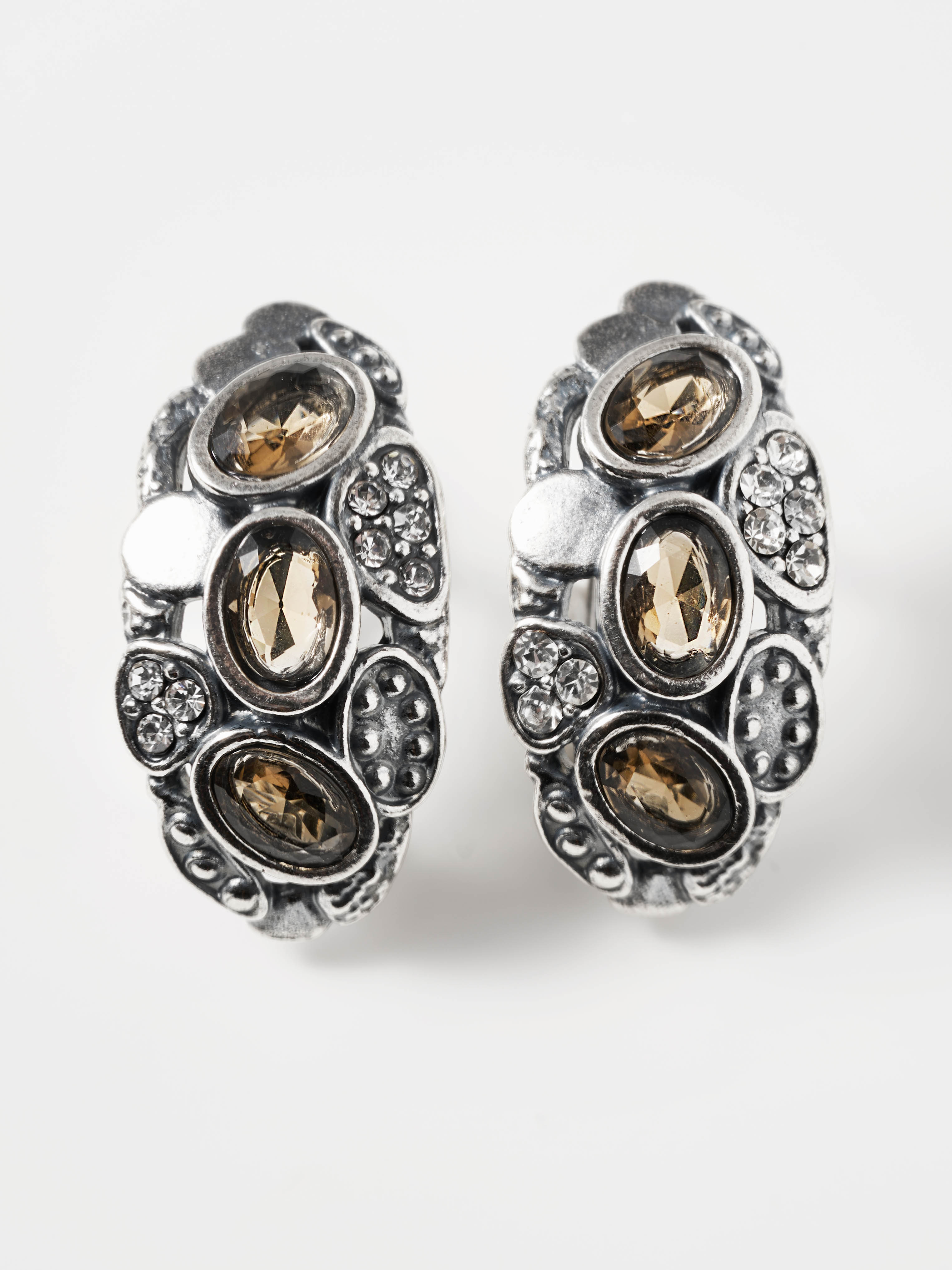 Серьги Shine and Beauty 80138-318-с-раухтопаз - фото 1