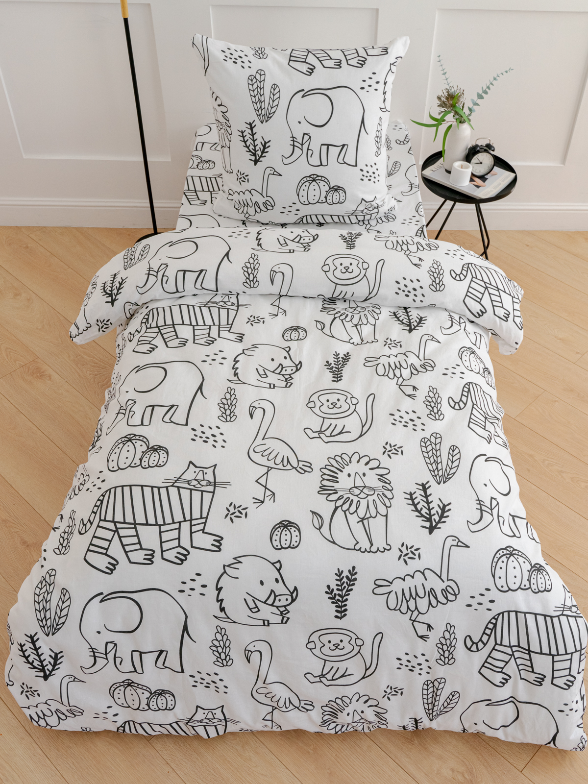 Комплект постельного белья Павлинка Звери полутораспальный - фото 1