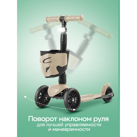 Самокат !Дерзкий трехколесный