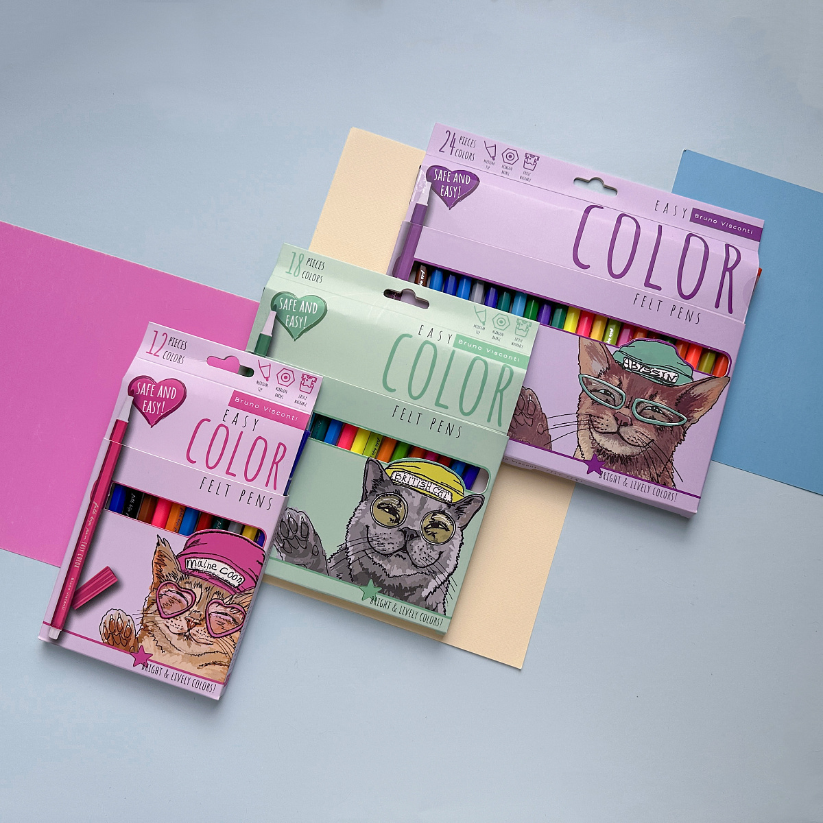 Фломастеры Bruno Visconti 18 цв. - фото 8