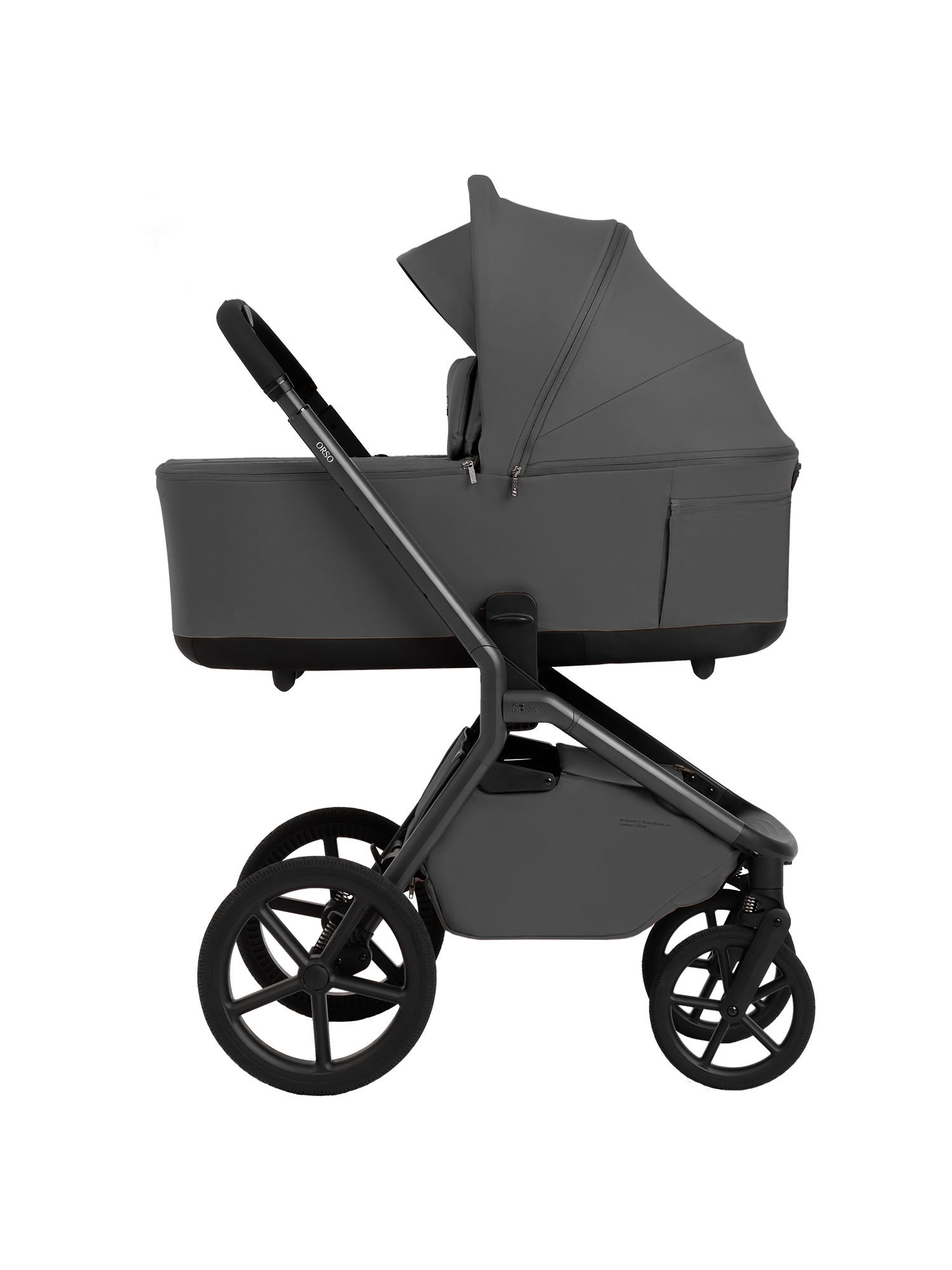 Коляска 2в1 Sweet Baby Orso Dark Grey серый - фото 23