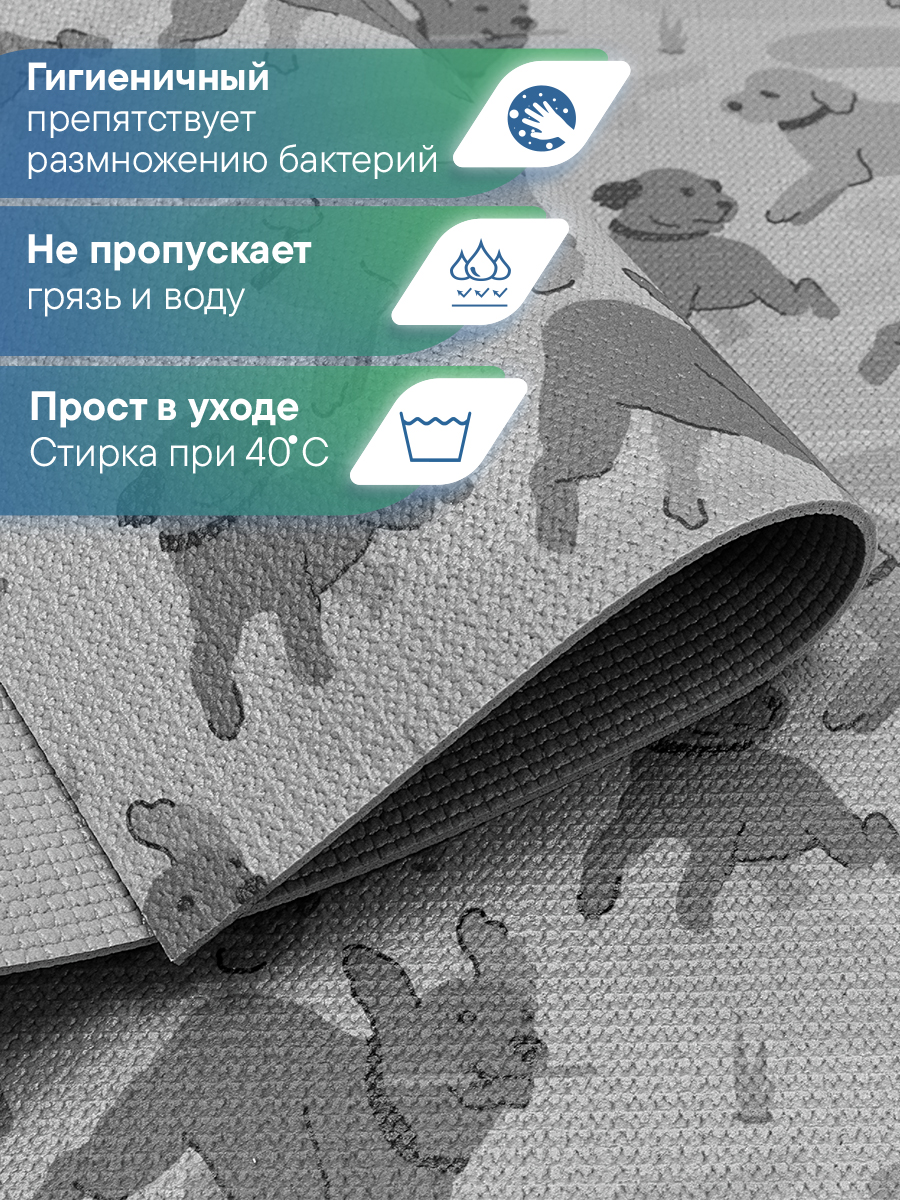 Коврик под миску VILINA для собак и кошек 50х30 см. - фото 2
