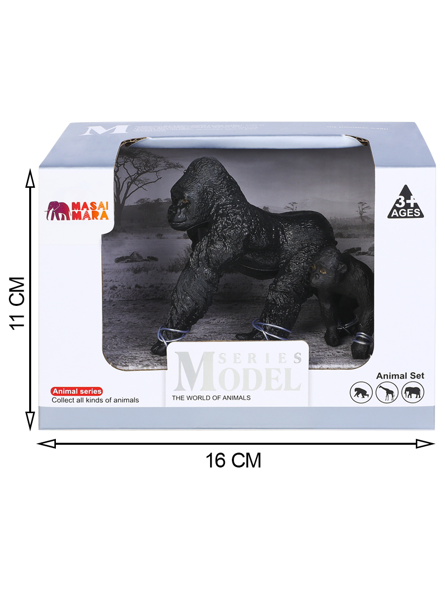 Игровой набор Masai Mara Семья горилл - фото 7