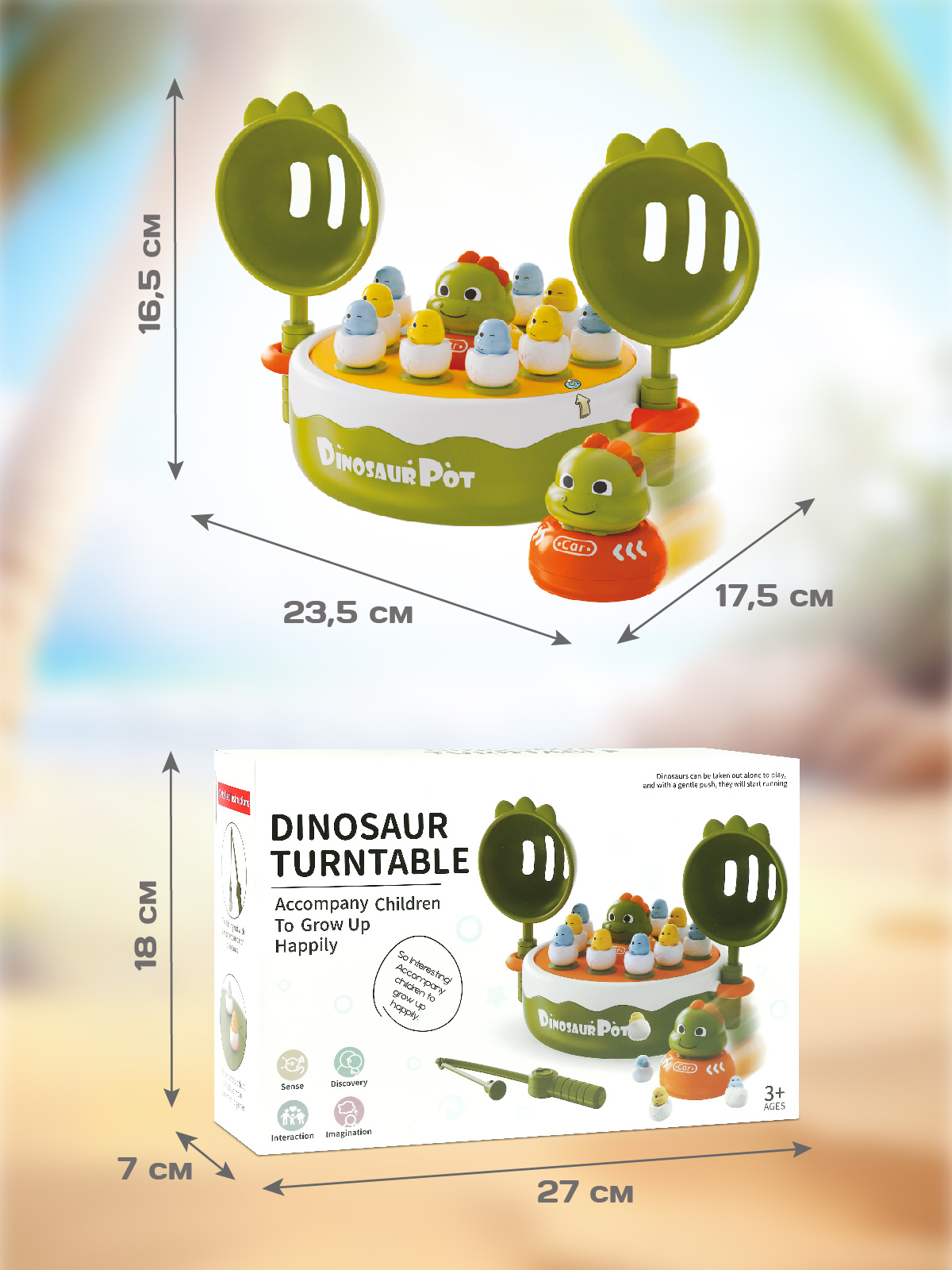 Настольная игра Smart Baby Динозаврики - фото 6