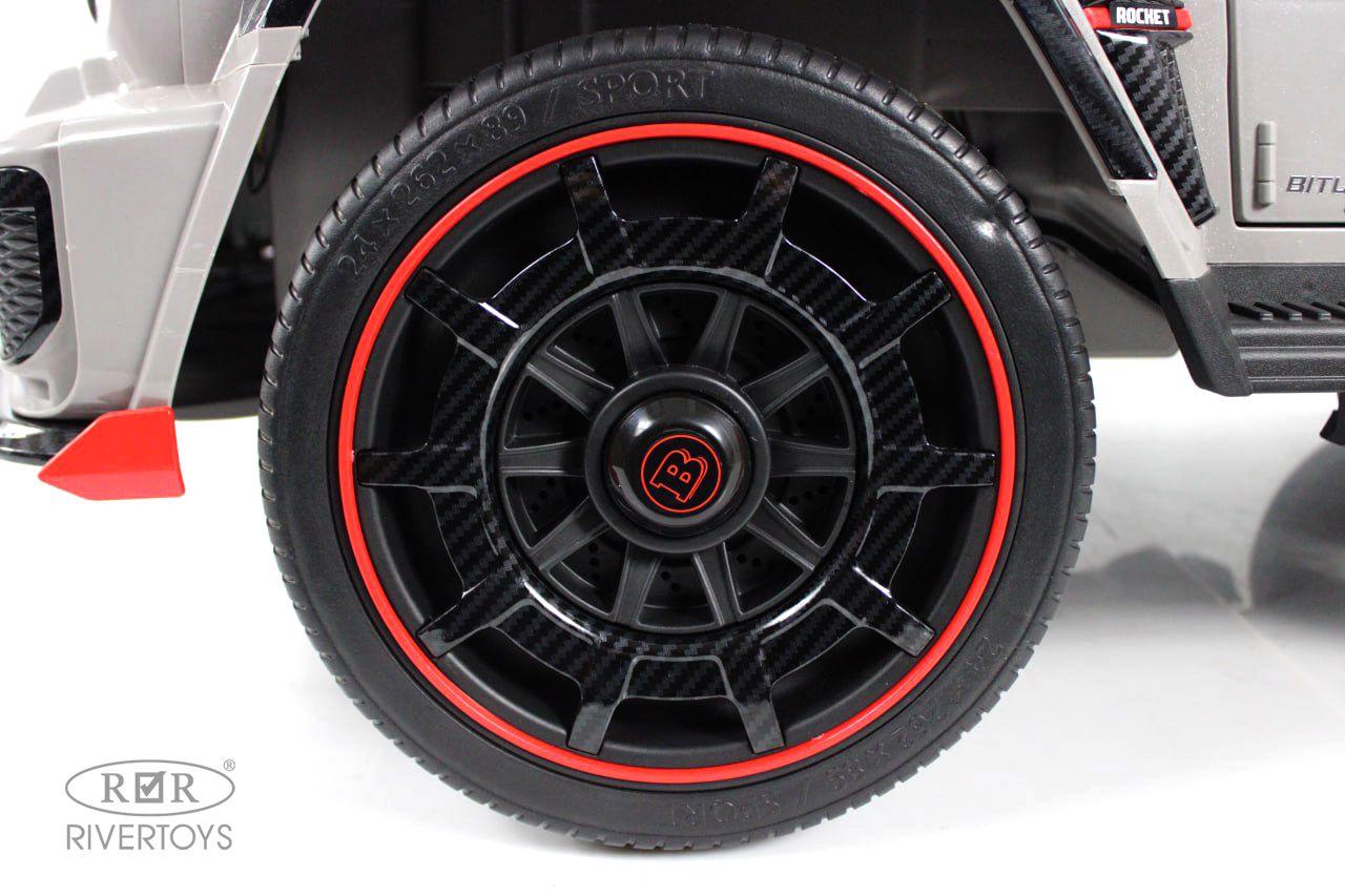 Электромобиль RIVERTOYS Mercedes Z777ZZ-GREY С пультом ДУ - фото 14