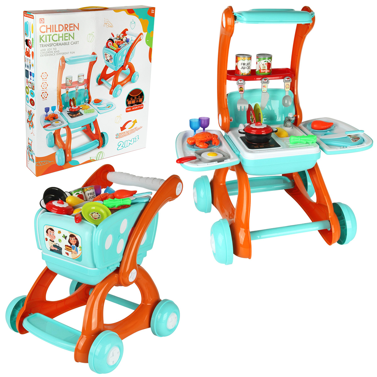 Игровой набор Veld Co тележки и корзинки - фото 2