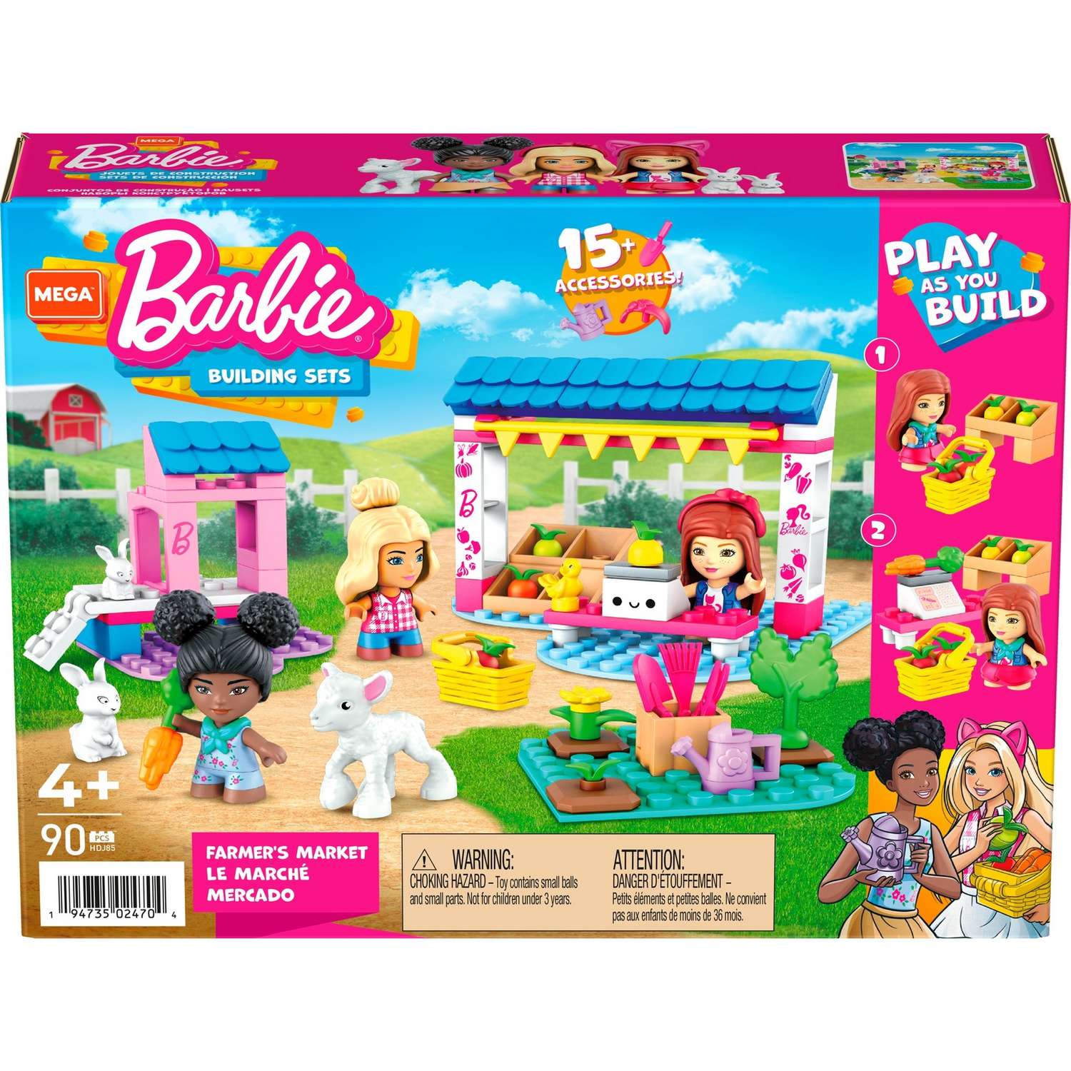 Конструктор Mega Construx Barbie Фермерский рынок 90 дет. - фото 1