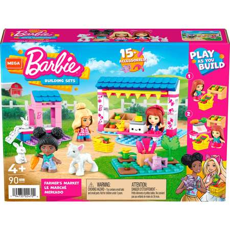 Конструктор Mega Construx Barbie Фермерский рынок блочный