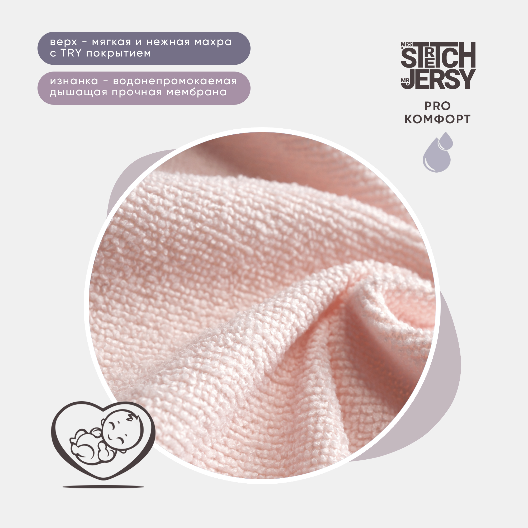 Наматрасник Mrs.Stretch Mr.Jersy 160х80 - фото 8