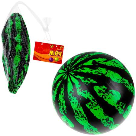 Мяч 1TOY Арбуз 15см