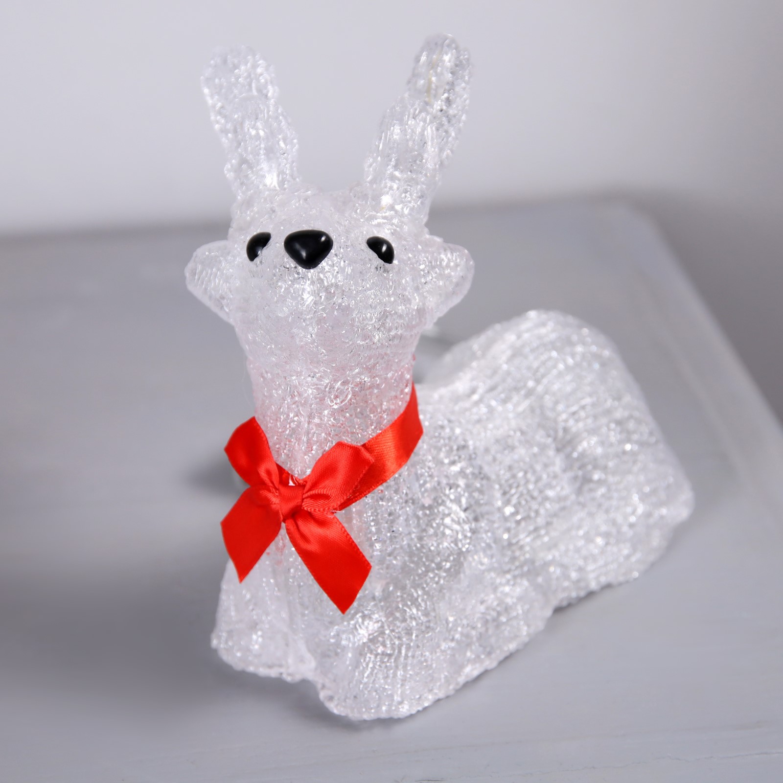 Светодиодная фигура Sima-Land «Оленёнок» 15×16×10 см акрил 20 LED батарейки АА × 3 свечение белое - фото 3