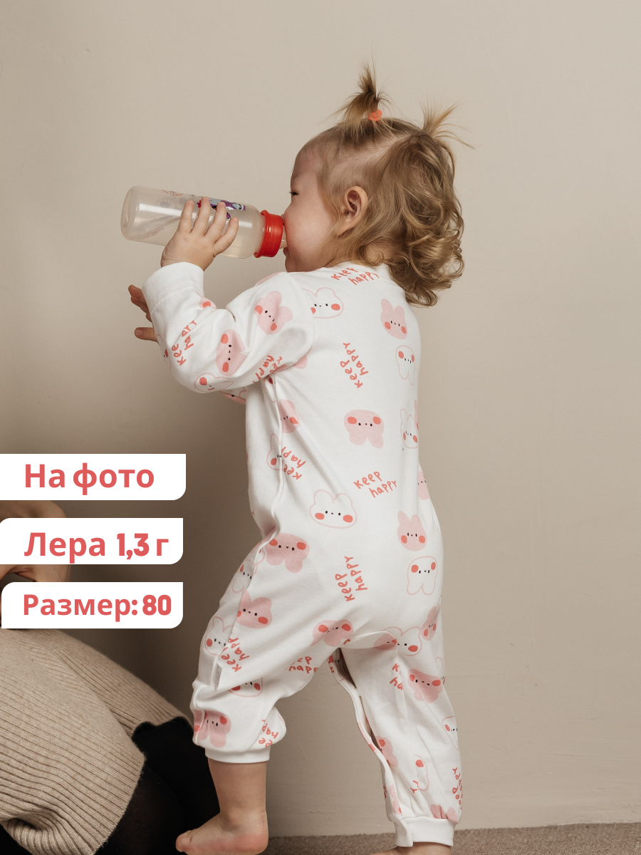 Комбинезон 3 шт ЛУKID Слипы/набор-3-девочки - фото 10