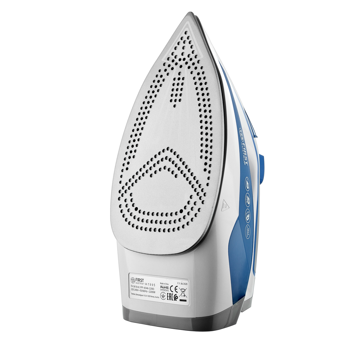 Утюг First FA-5618-6 Blue - фото 6