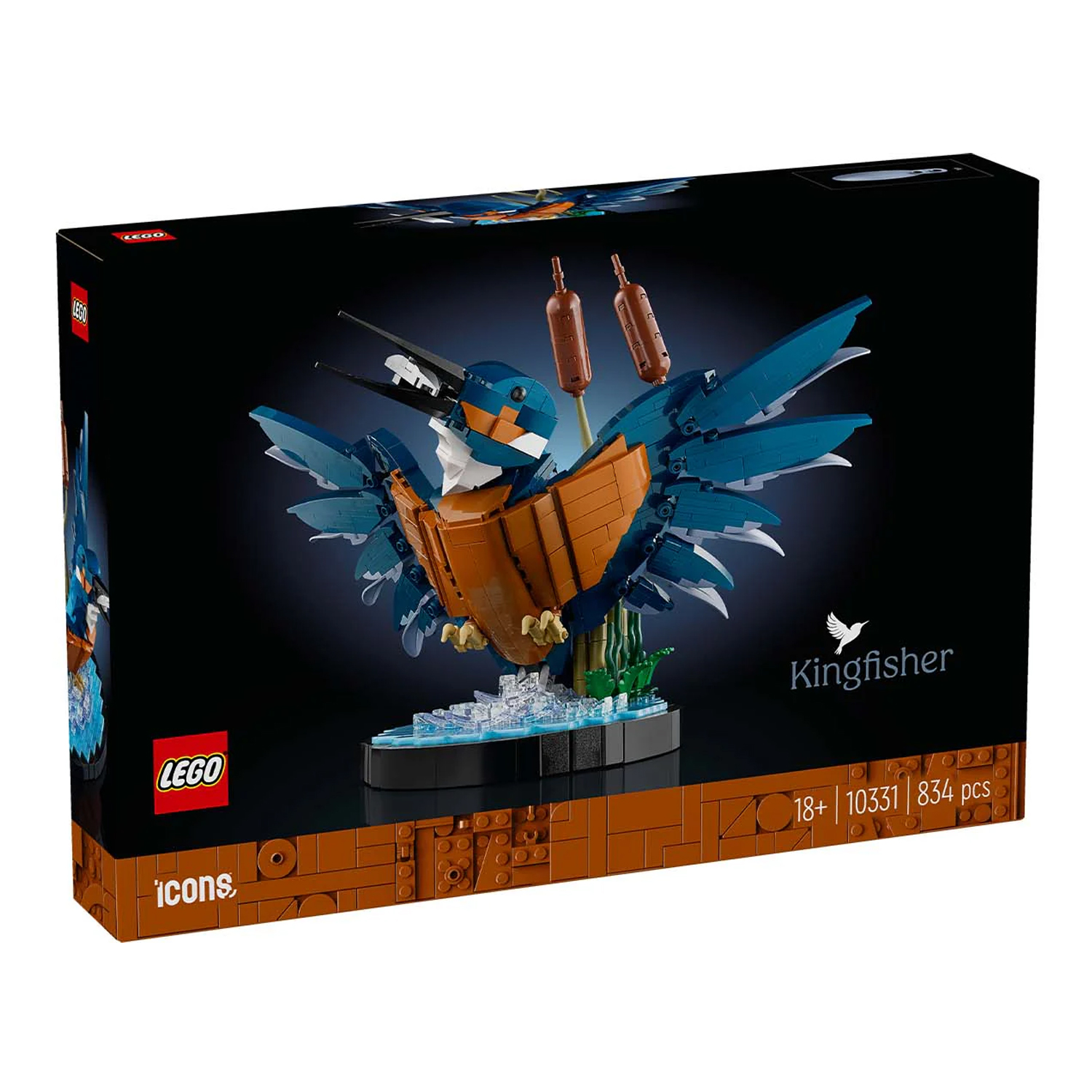Конструктор LEGO Icons Птица-зимородок блочный - фото 7