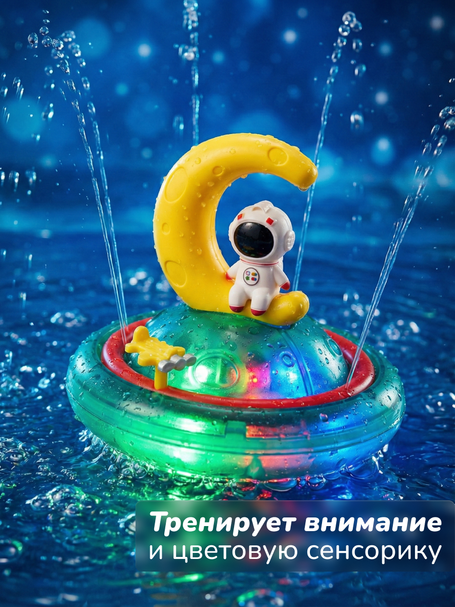 Игрушка CUDLER светильник для купания с фонтаном - фото 12