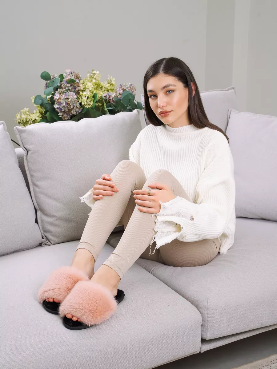 Тапочки UTA HOME 12мех/роз - фото 4