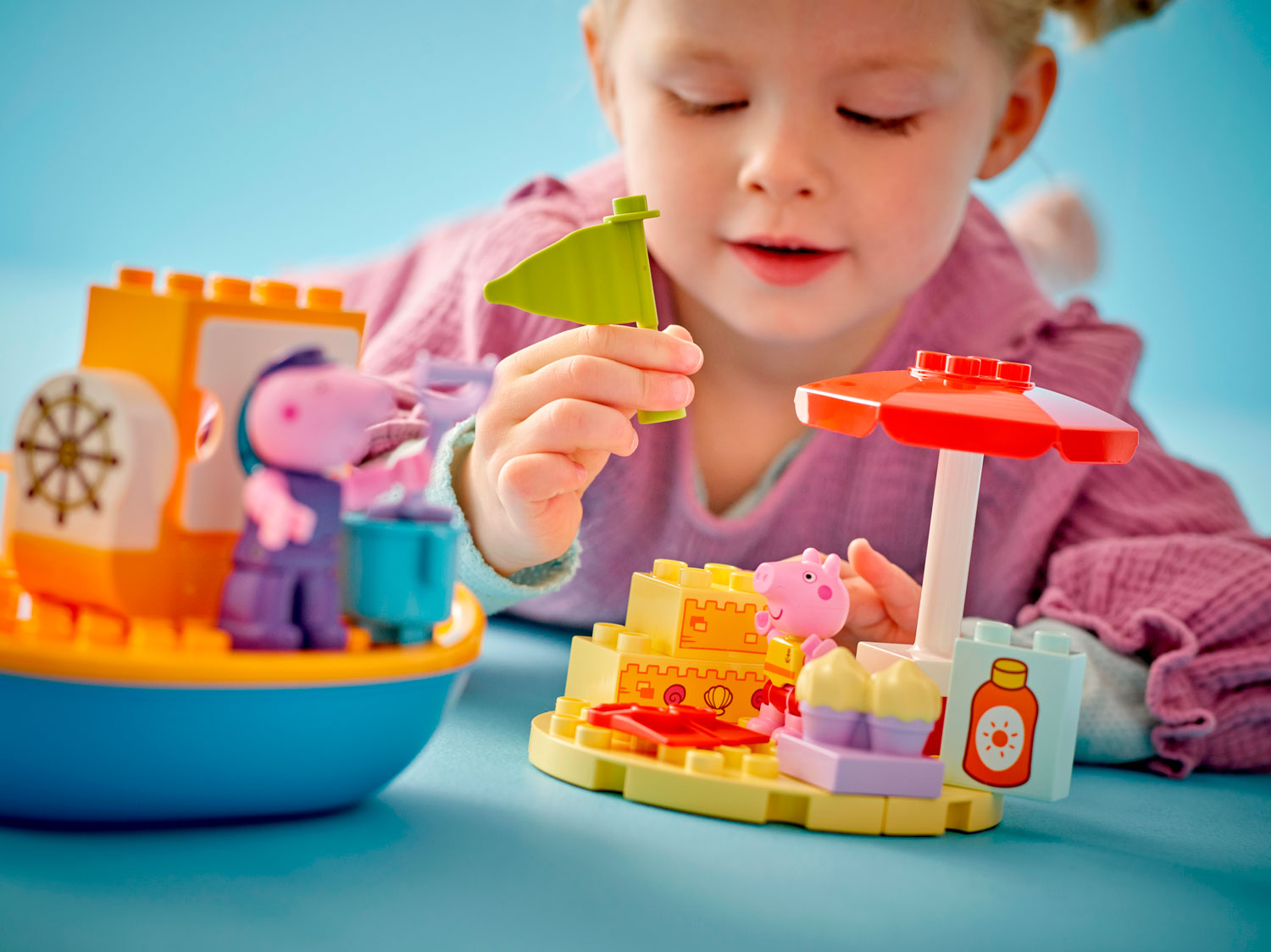 Конструктор LEGO DUPLO Свинка Пеппа на лодке 23 дет. - фото 5