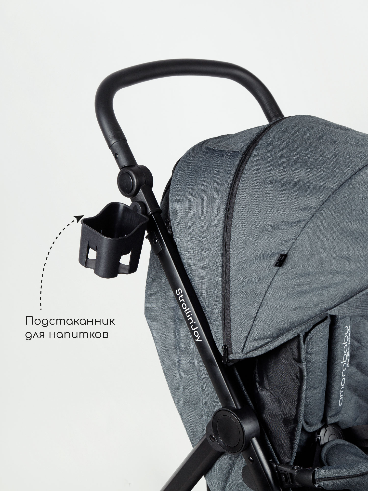 Коляска прогулочная Amarobaby StrollinJoy - фото 22
