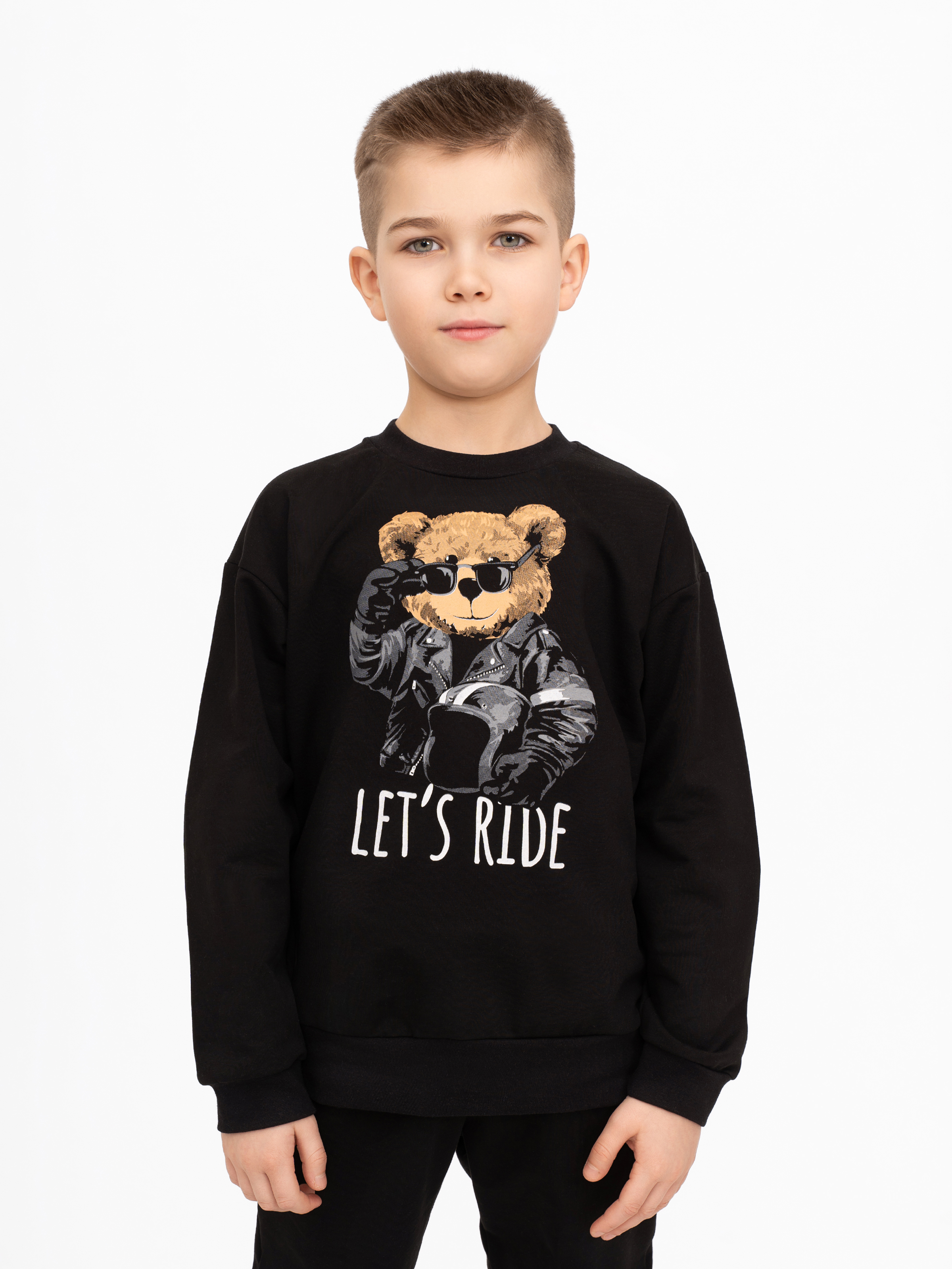 Костюм Утенок 7045г черный тедди байкер - фото 47