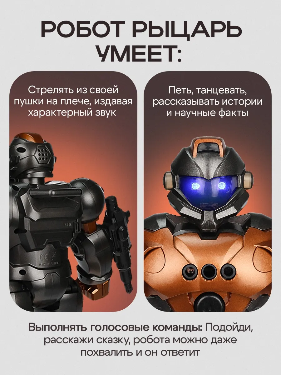 Робот РУ Рыжий кот Рыцарь - фото 3