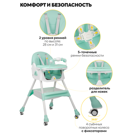 Стульчик для кормления JOVOLA Jelly Flex классический