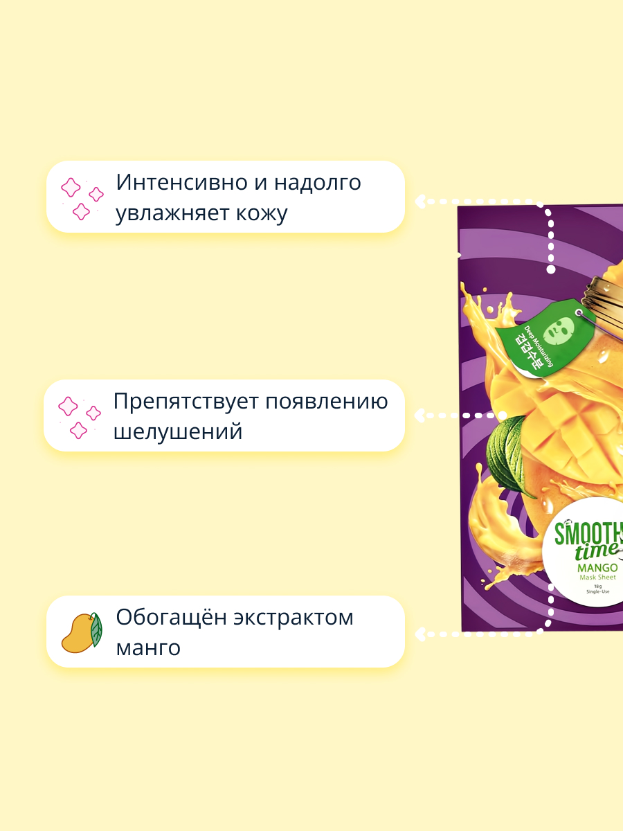 Маска тканевая Peripera Манго - фото 3
