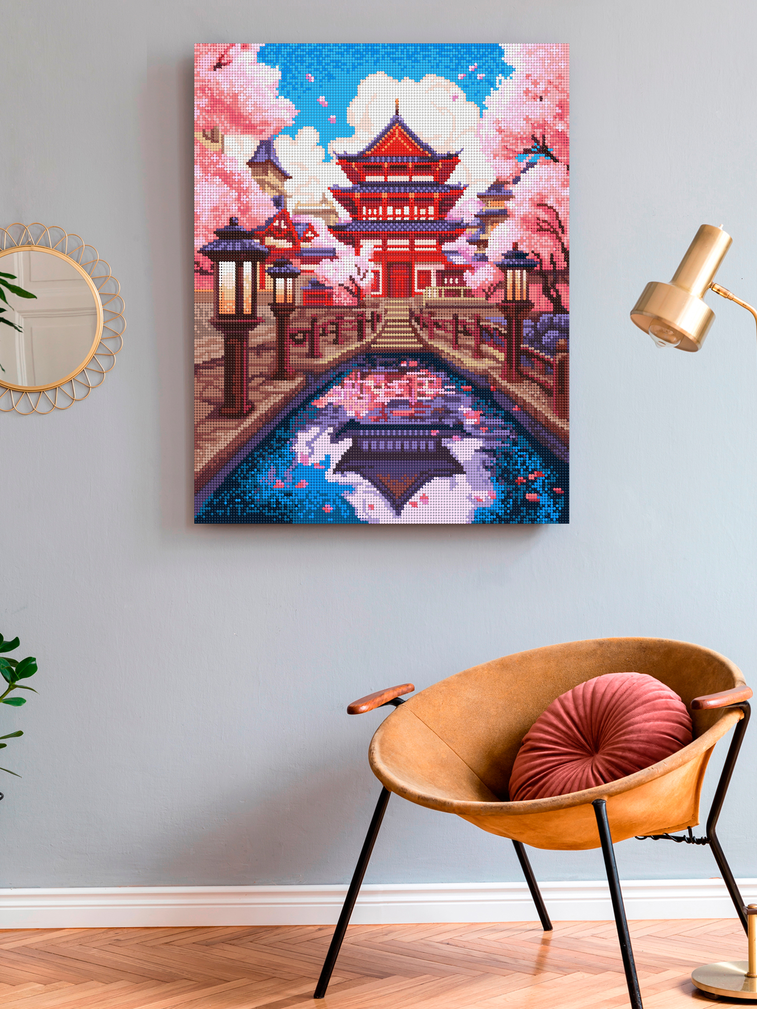 Алмазная мозаика Art on Canvas Японский храм в ассортименте - фото 3