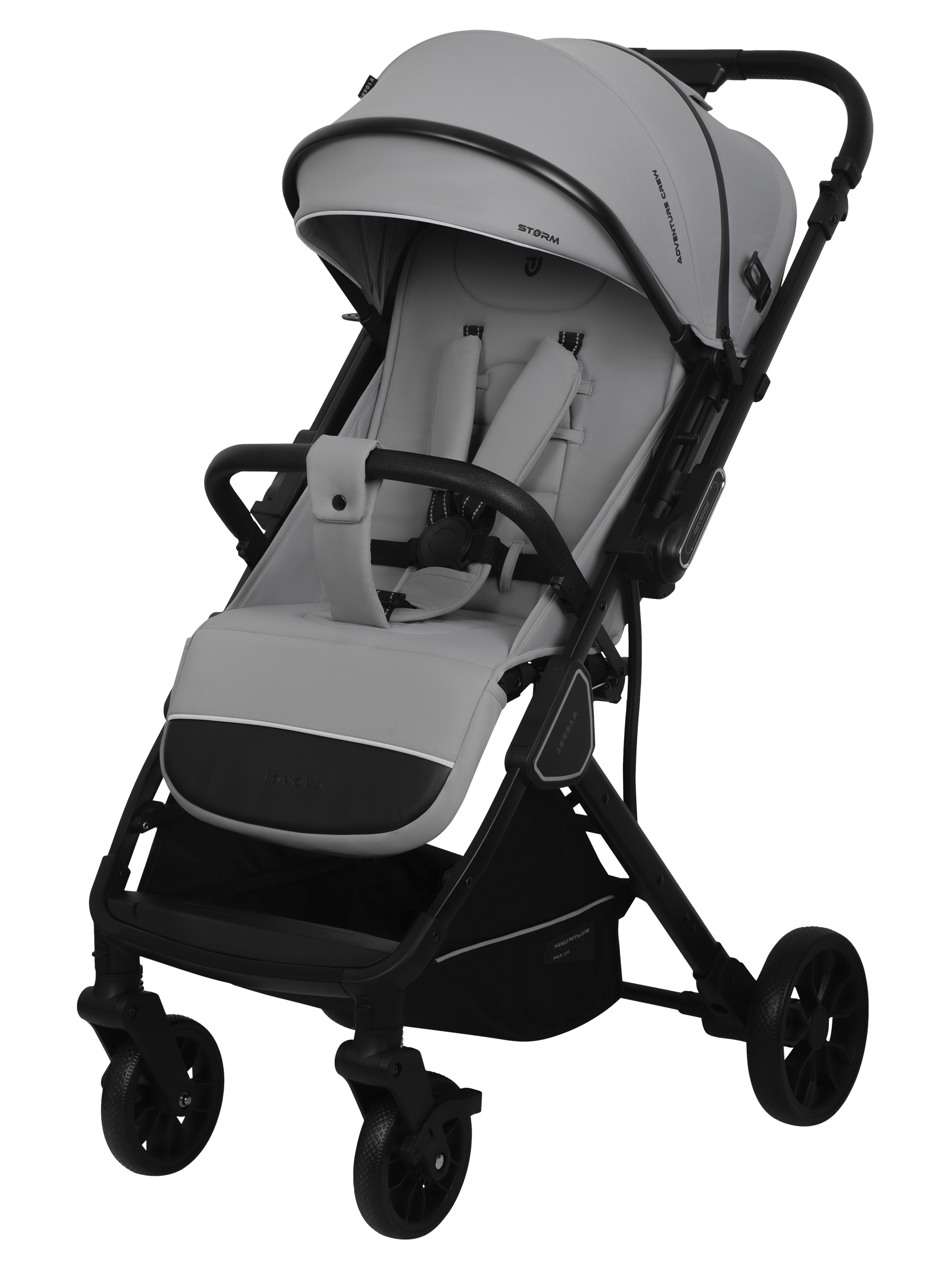 Изображение товара Коляска прогулочная JOVOLA Storm, светло-серый