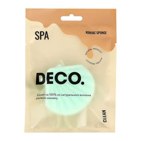 Спонж из конняку DECO. seashell