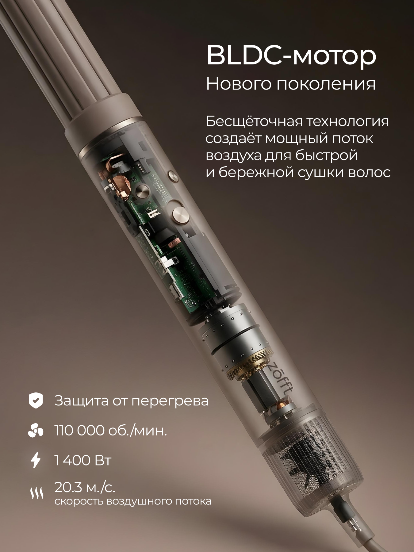 Фен-стайлер ZOFFT Essential S300 - фото 3