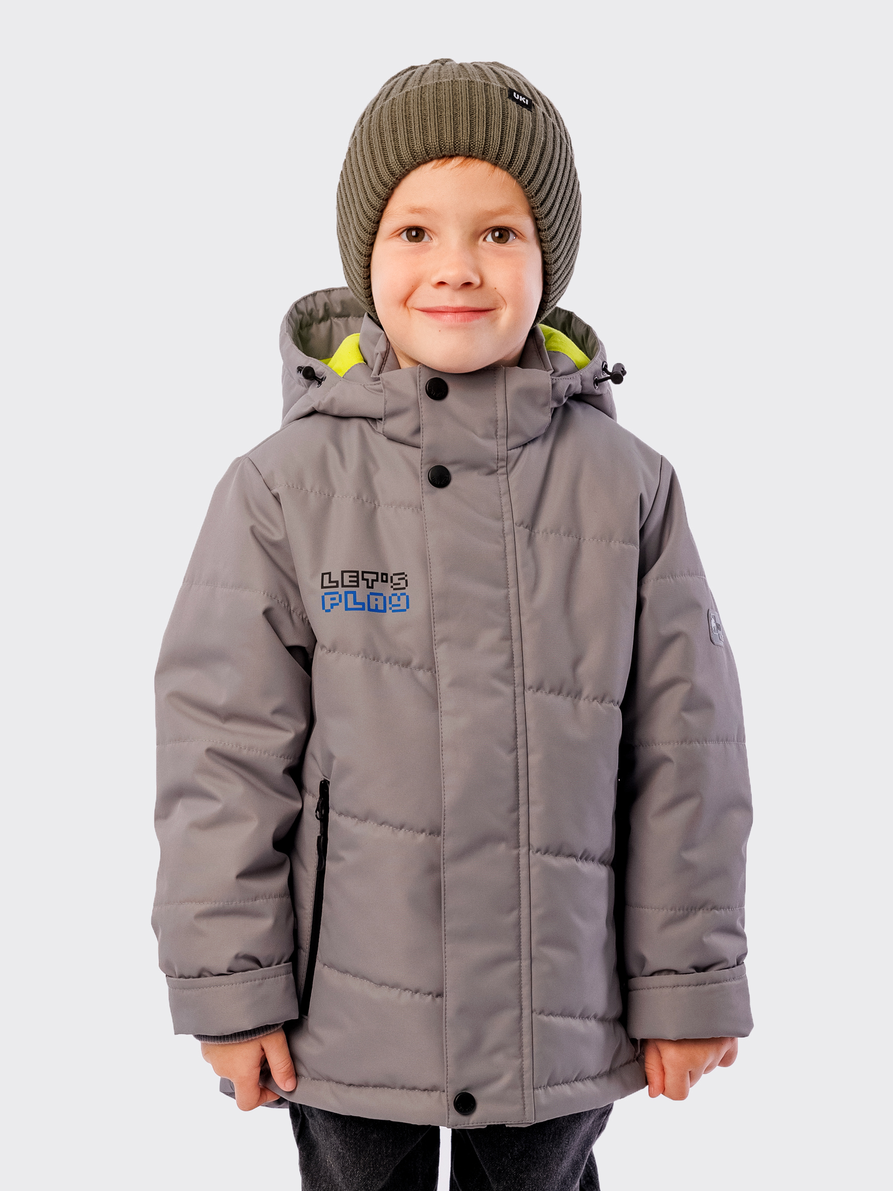 Куртка UKI KIDS 3spr23-012сер - фото 1