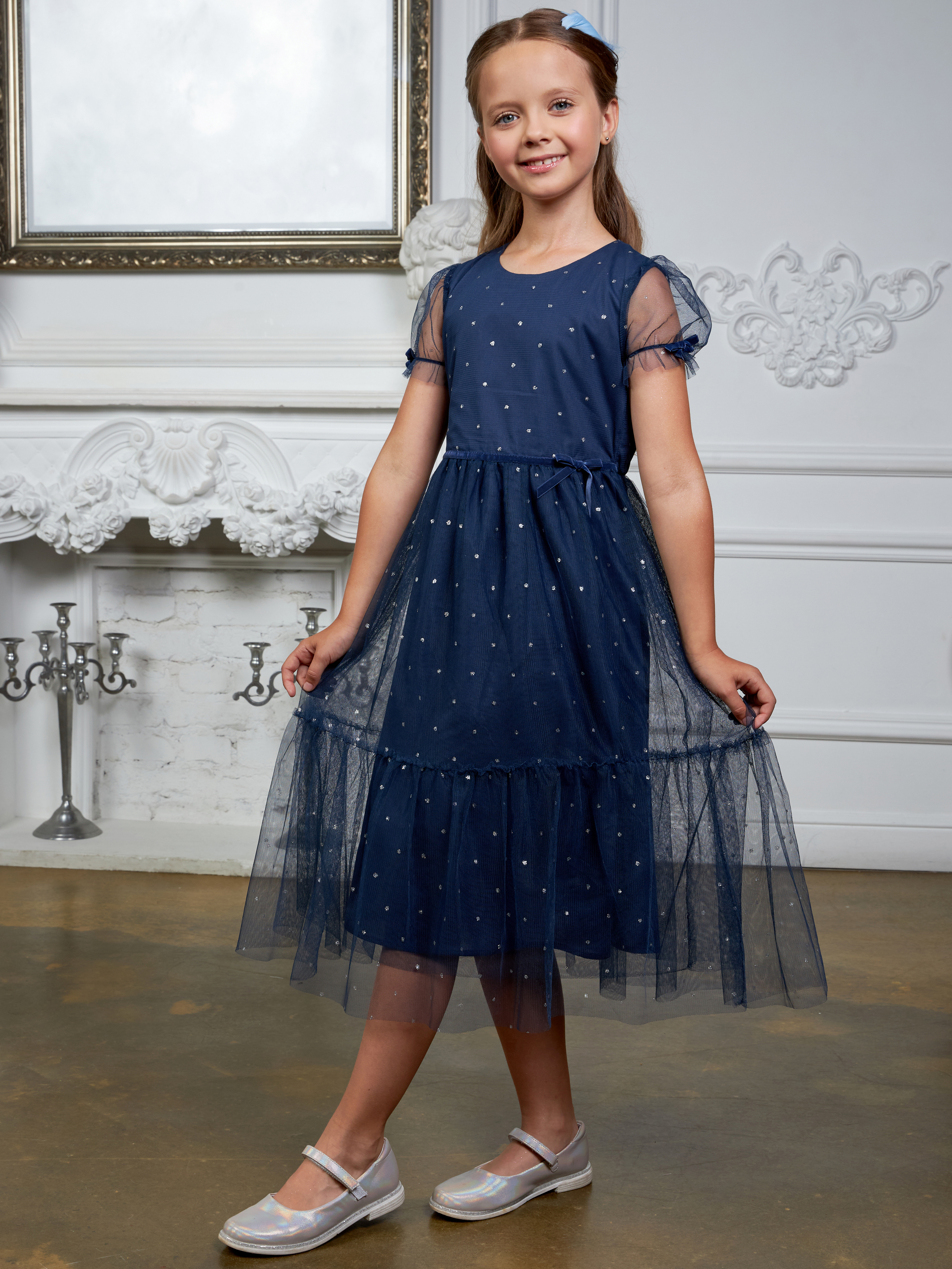 Платье ME WE KG225-W601-191_Темно-синий - фото 9