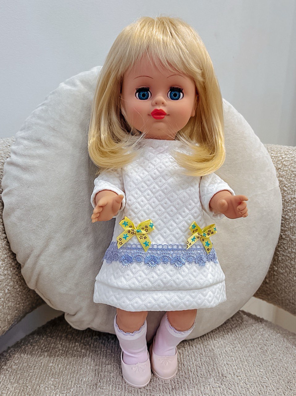 Кукла классическая СТРАНА КУКОЛ говорящая большая Карина высота 40 см 18-C-05 - фото 18