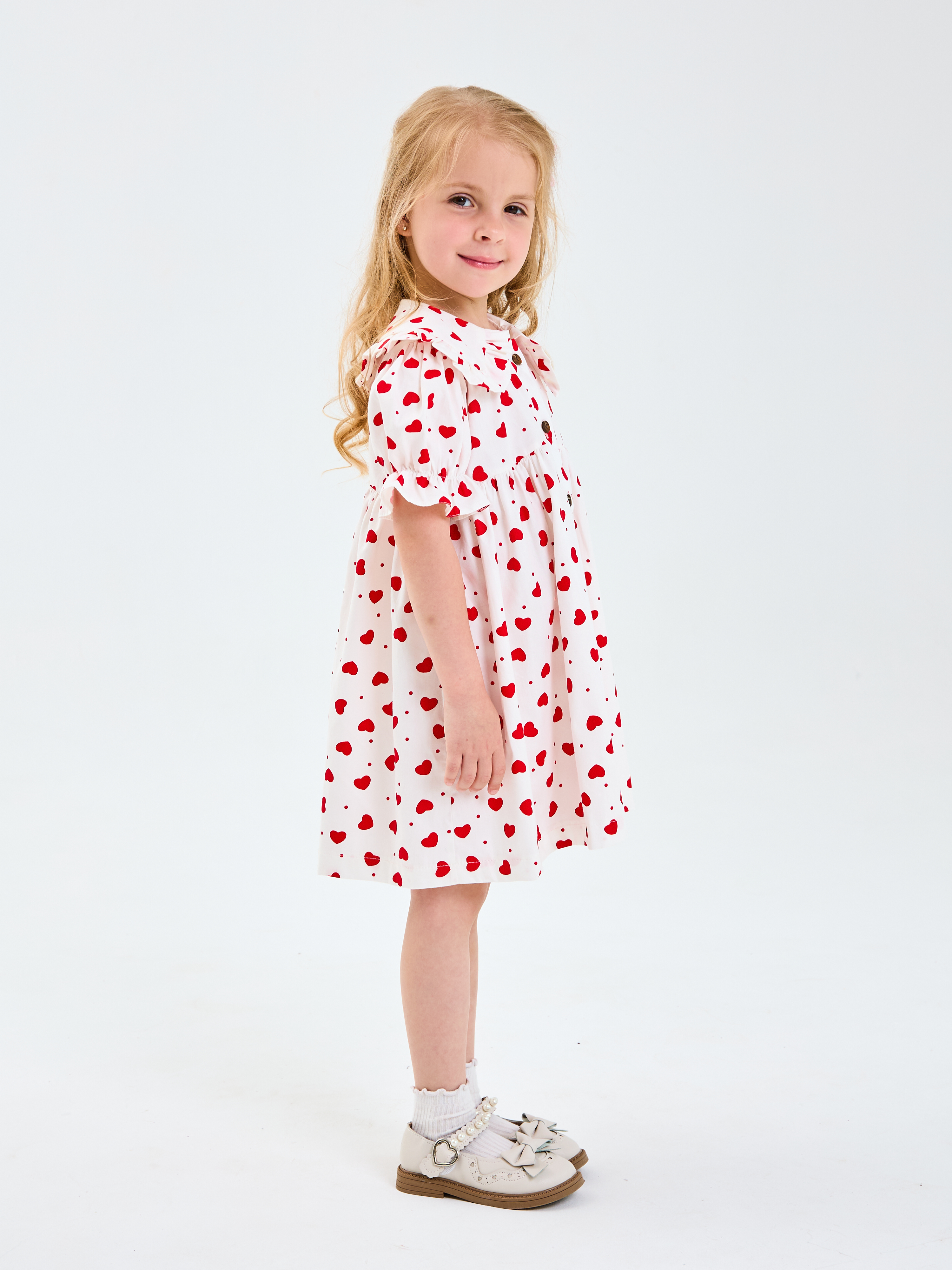 Платье Mil Art kids 1902201550DRESS-LETO-SERDECHKI-RED - фото 5