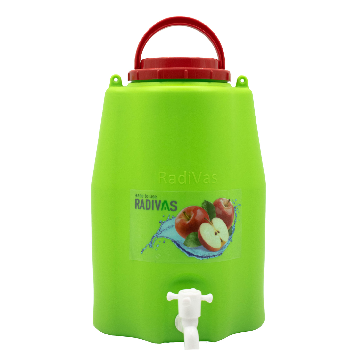 Рукомойник RADIVAS с ручкой для переноски зеленый 10л - фото 1