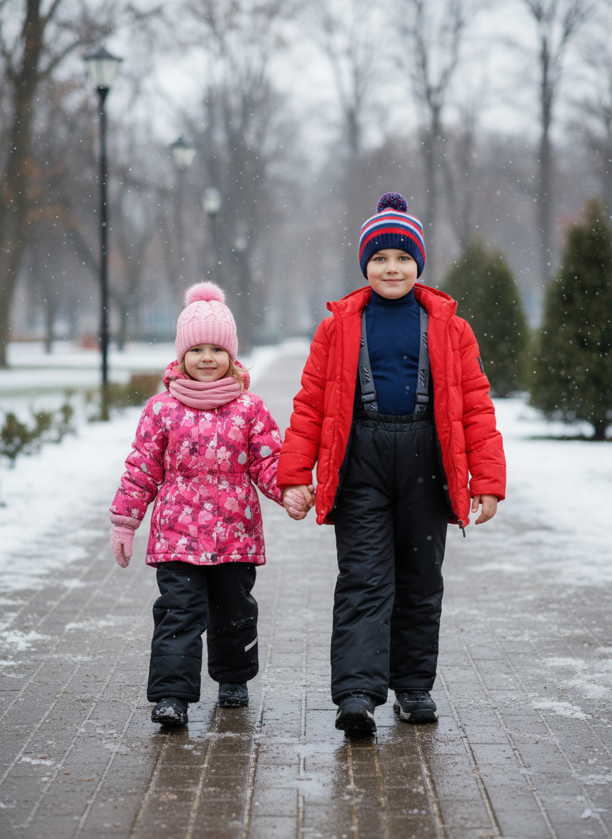 Брюки Arctic kids 10-031/1 черный - фото 34