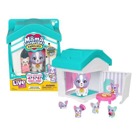 Игровой набор Moose cемья собачек в домике